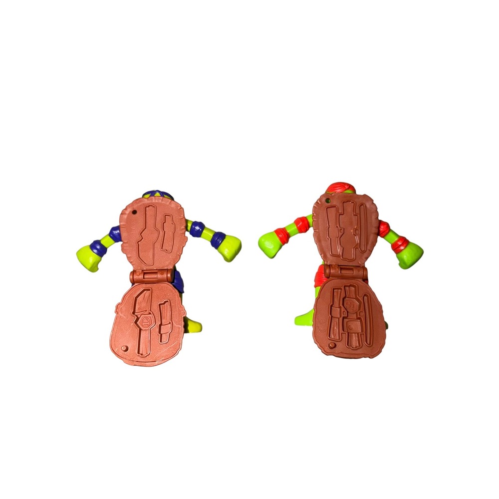 Play-Doh TMNT Donatello Raphael Ninja Turtle Action Figures‎ Lot Toy Accessories - Picture 5 of 6